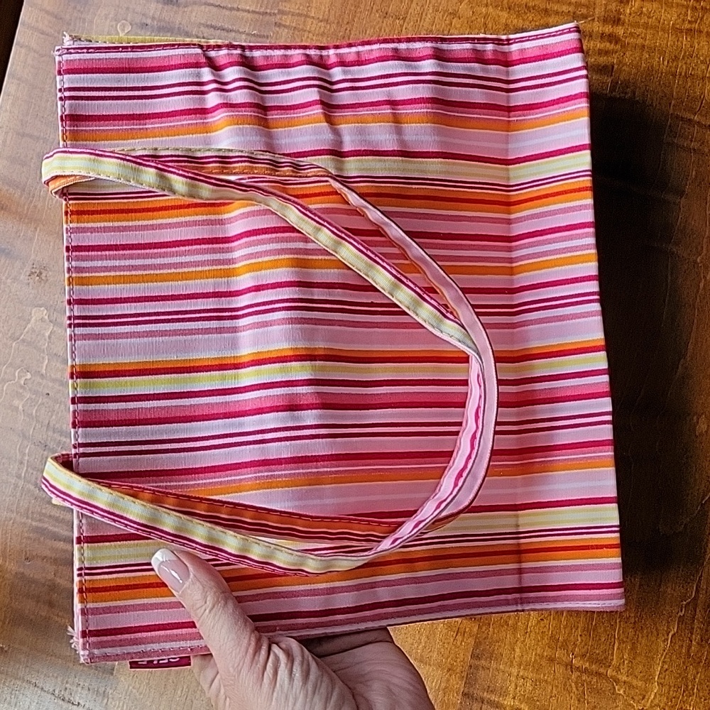 CARIBBEAN STRIPE MINI TOTE